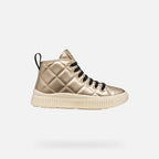 Geox pantofi fete cu siret Laquinny 28-35 Platinum