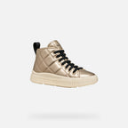 Geox pantofi fete cu siret Laquinny 28-35 Platinum