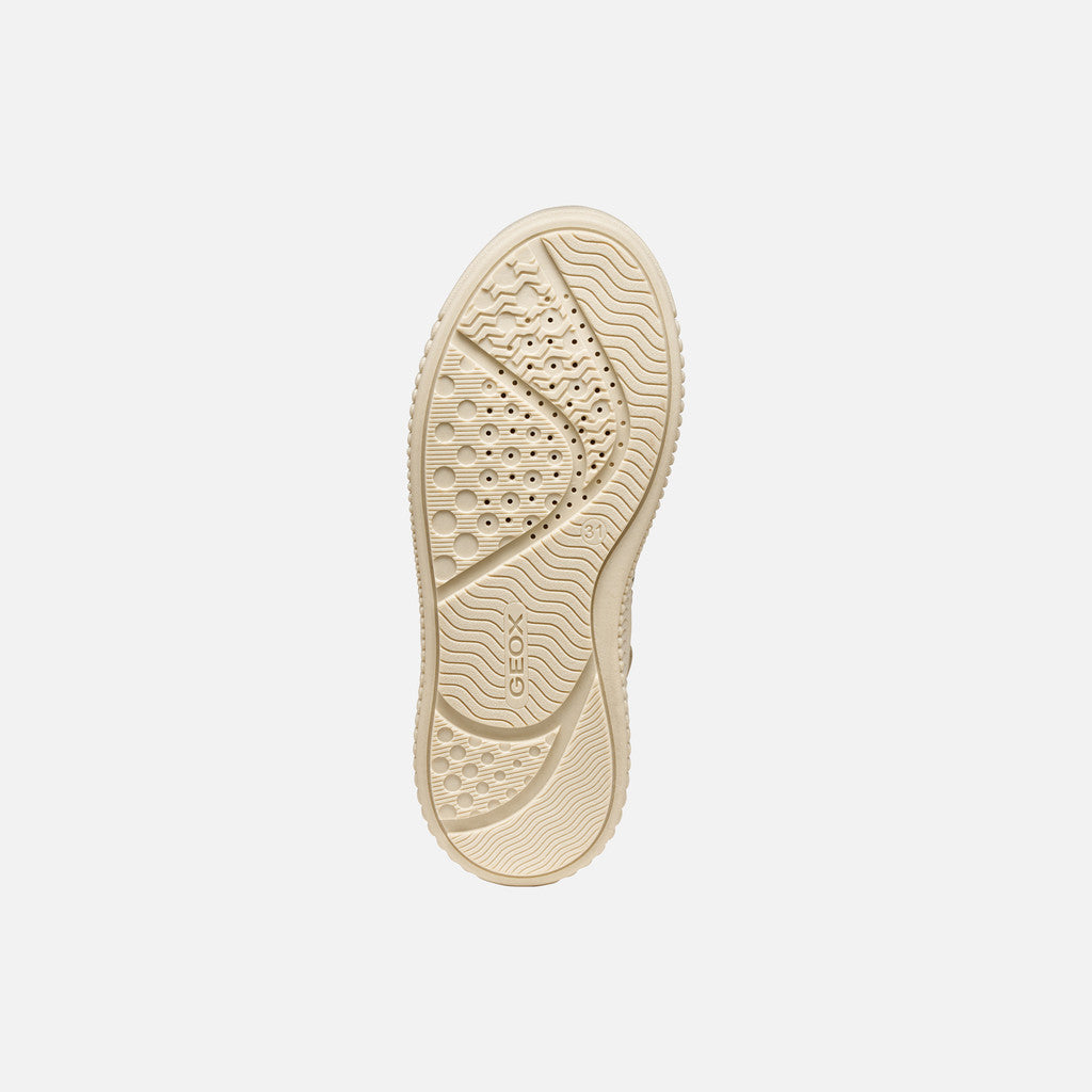 Geox pantofi fete cu siret Laquinny 28-35 Platinum