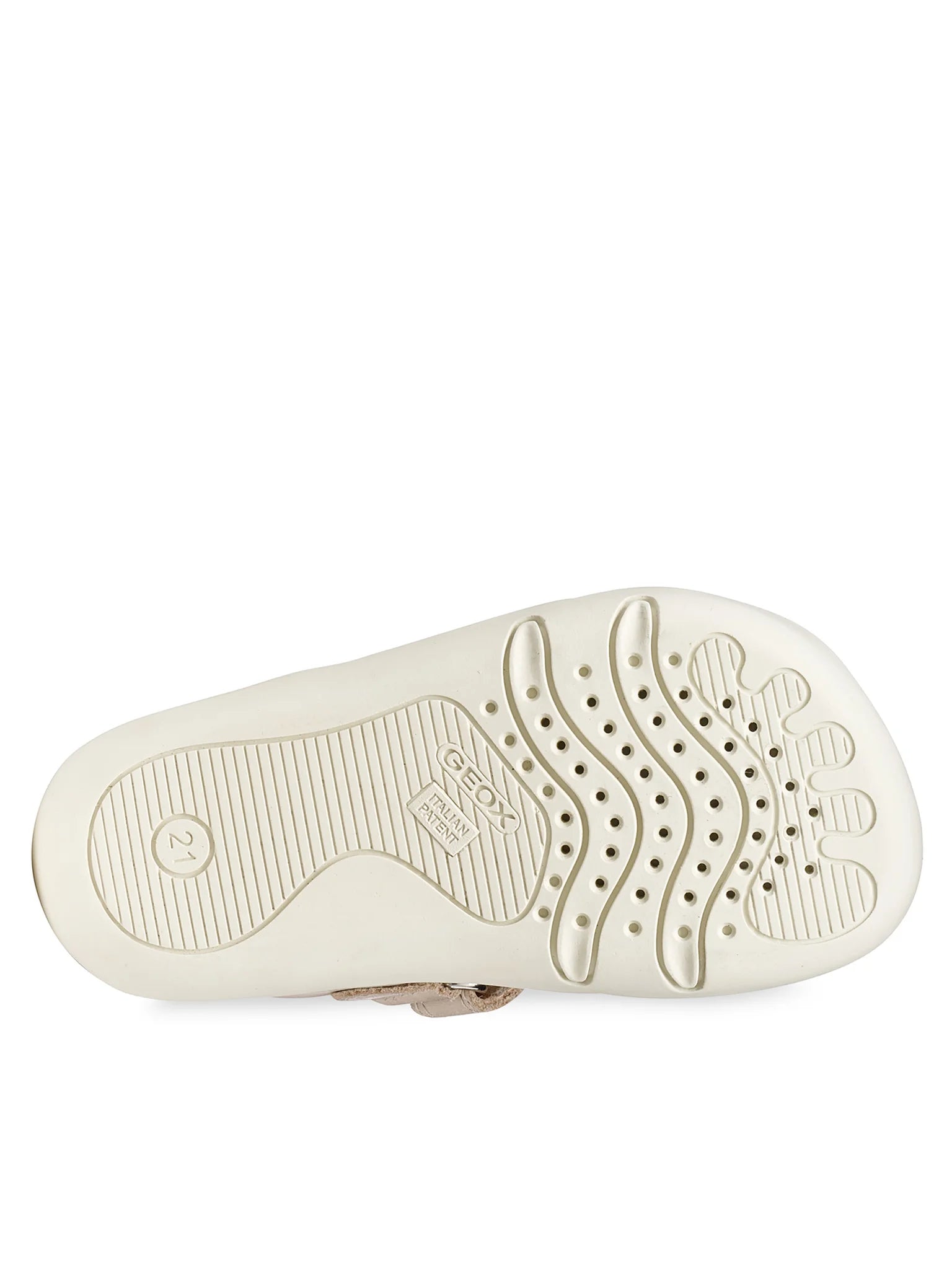 Geox pantofi fete decupati Barefoot Steppieup 20-27 Ivory/PiInk