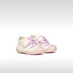 Geox pantofi fete First Steps Primii Pasi Tutim 18-21 White/Rose cu stea de mare