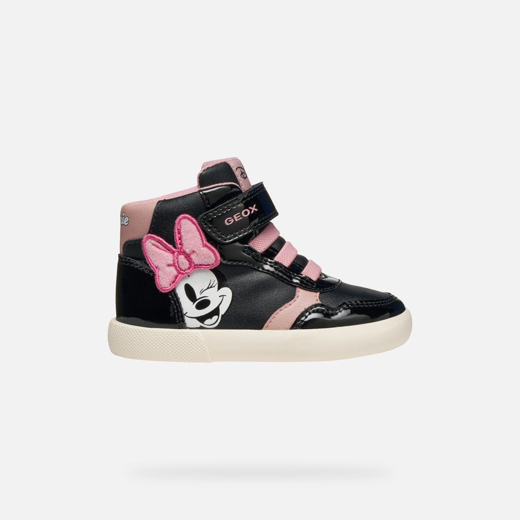 Geox pantofi fete Gisli 24-27 Black/Old Rose Disney Minnie