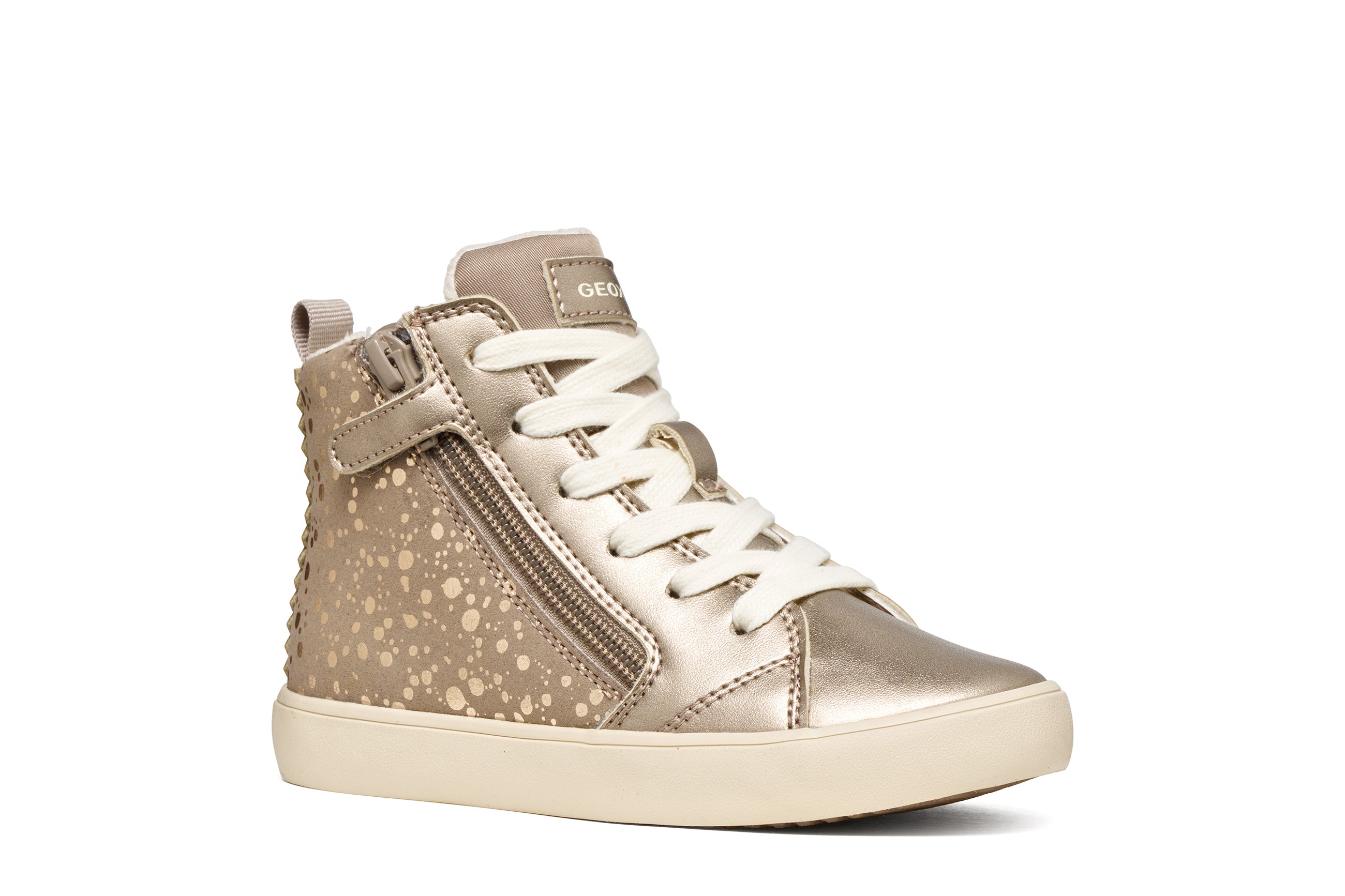 Geox Respira pantofi fete captusiti Gisli 28-36 Dark Beige