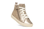 Geox Respira pantofi fete captusiti Gisli 28-36 Dark Beige
