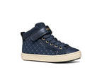 Geox pantofi fete Kalipspera 28-36 Navy cu inimioare