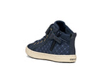 Geox pantofi fete Kalipspera 28-36 Navy cu inimioare