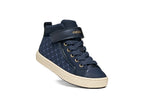 Geox pantofi fete Kalipspera 28-36 Navy cu inimioare
