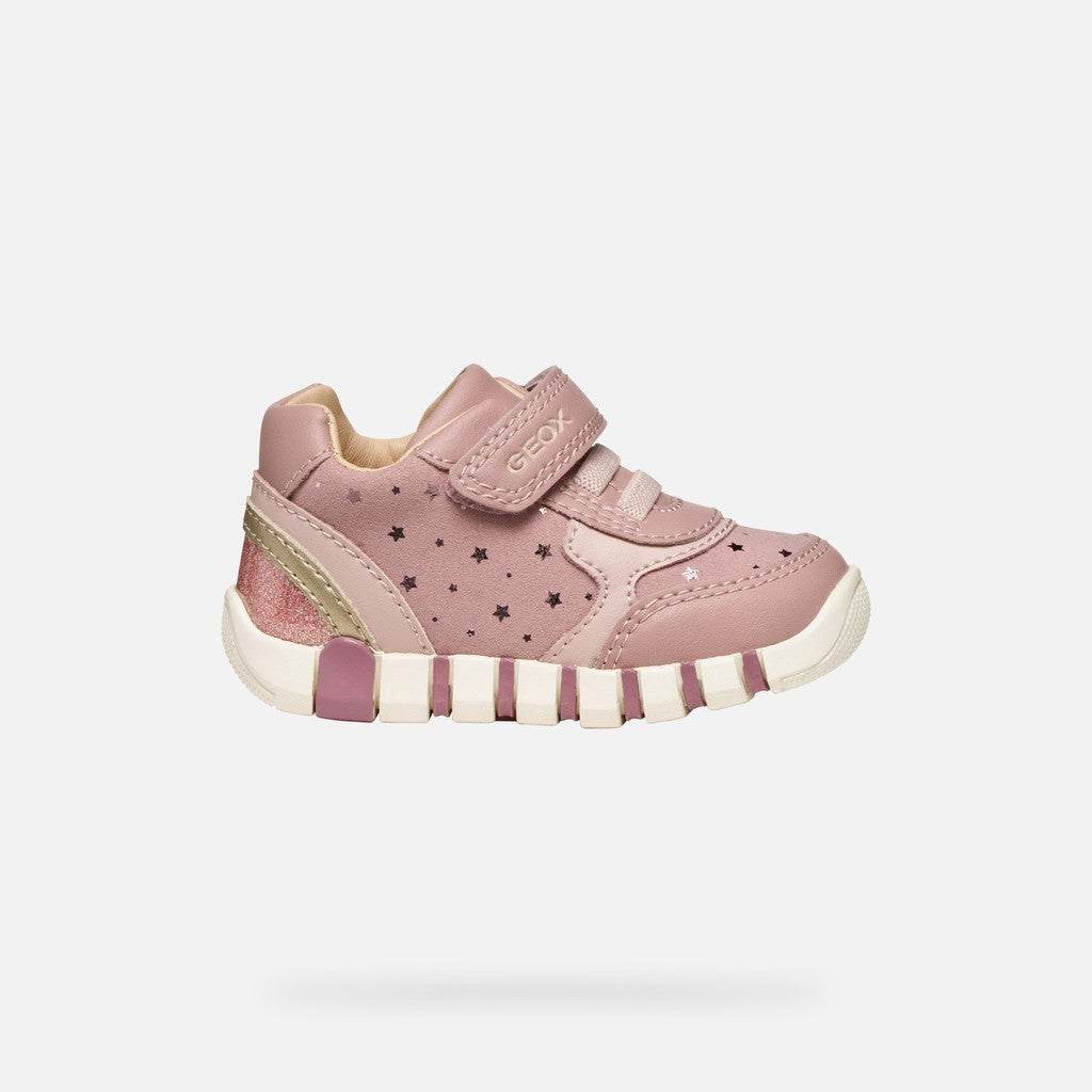 Geox Respira pantofi fete Iupidoo 18-26 Antique rose/Platinum