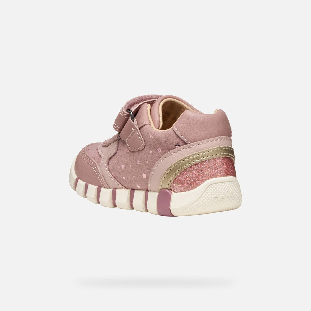 Geox Respira pantofi fete Iupidoo 18-26 Antique rose/Platinum