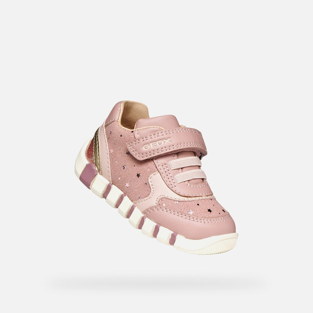 Geox Respira pantofi fete Iupidoo 18-26 Antique rose/Platinum