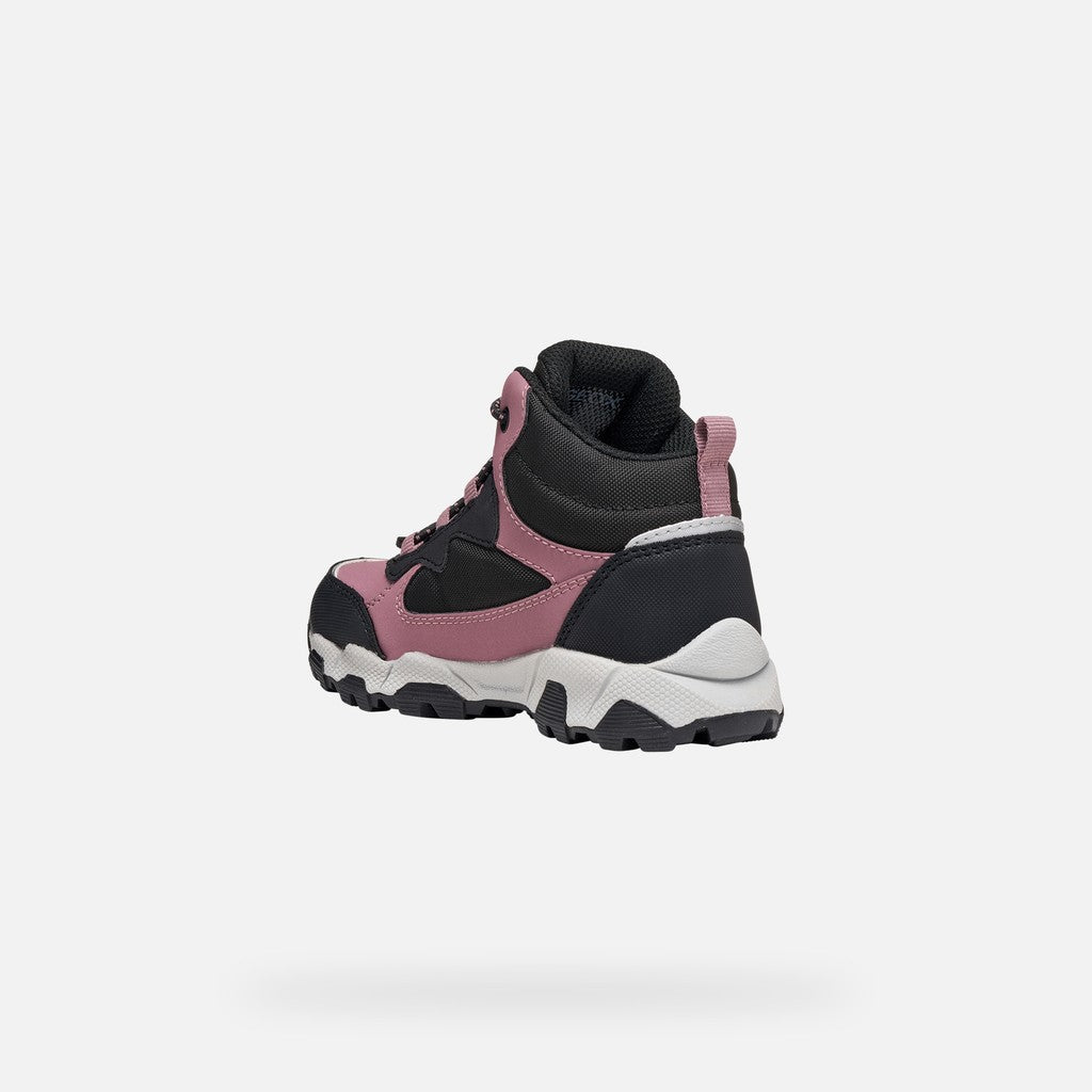 Geox pantofi fete Magnetar Abx Junior AmphibioxTEX Waterproof 28-36 Dark rose/Black