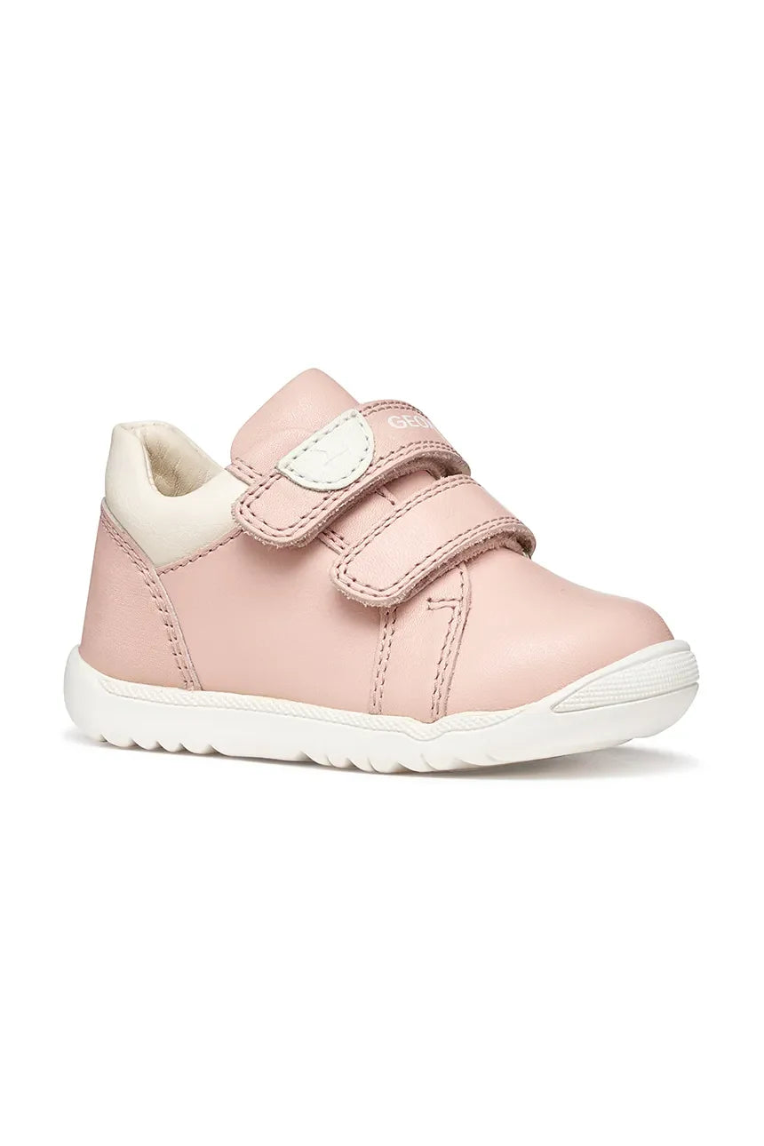 Geox pantofi fete Primii Pasi 18-26 Macchia Napa Light Rose/Light Ivory Imagine principală a produsului