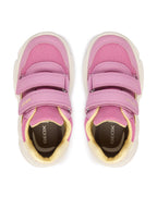 Geox pantofi fete sport Ciufciuf 20-27 Dark Pink/Light Yellow cu stea