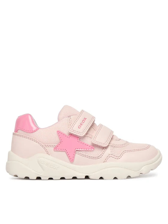 Geox pantofi fete sport Ciufciuf 20-27 Light Pink/Fucsia cu stea
