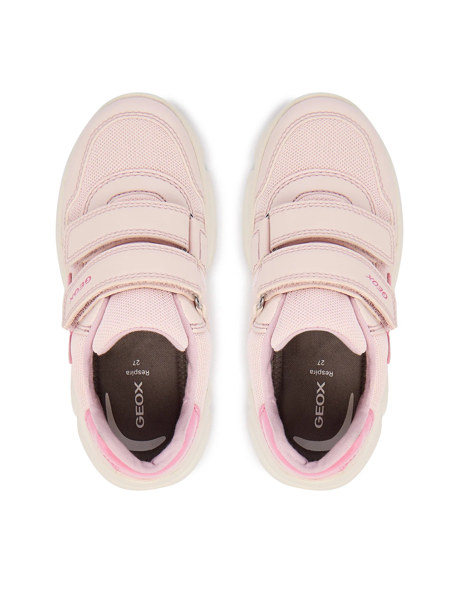 Geox pantofi fete sport Ciufciuf 20-27 Light Pink/Fucsia cu stea
