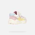 Geox pantofi fete sport Ciufciuf 20-27 Off white/Pink