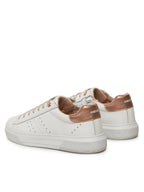 Geox pantofi fete sport cu fermoar si siret 28-35 Nettuno White/Light Rose