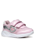 Geox pantofi fete sport cu scai 18-23 Sprintye Pink/Silver