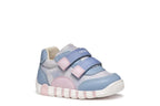 Geox pantofi fete sport cu scai 18-26 Lupidoo Albastru deschis