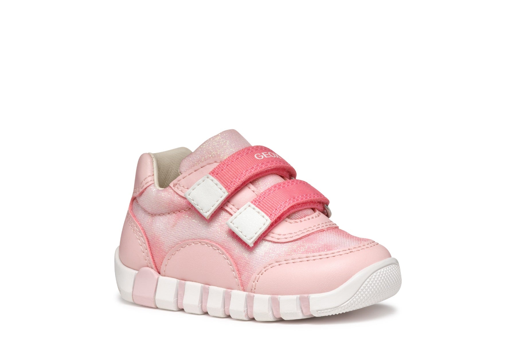 Geox pantofi fete sport cu scai 18-26 Lupidoo Dark Pink Imagine principală a produsului