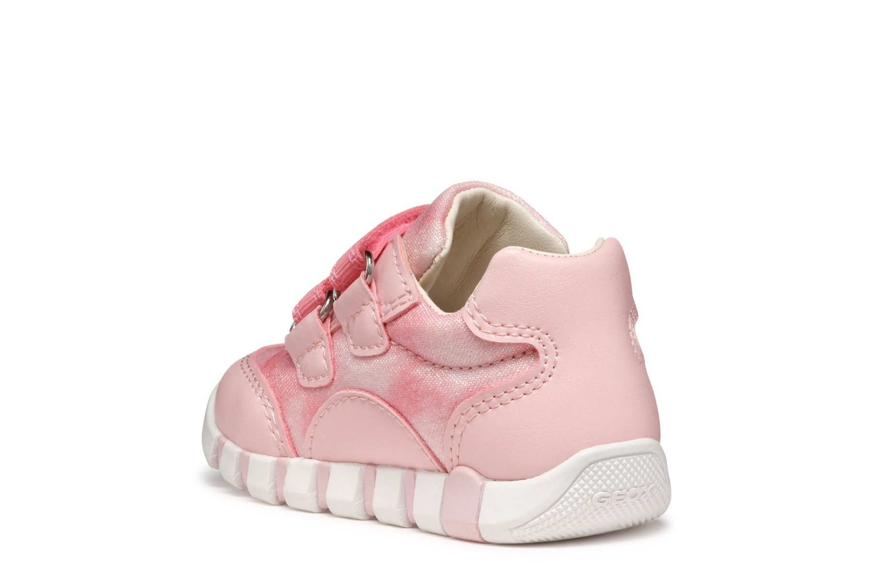 Geox pantofi fete sport cu scai 18-26 Lupidoo Dark Pink