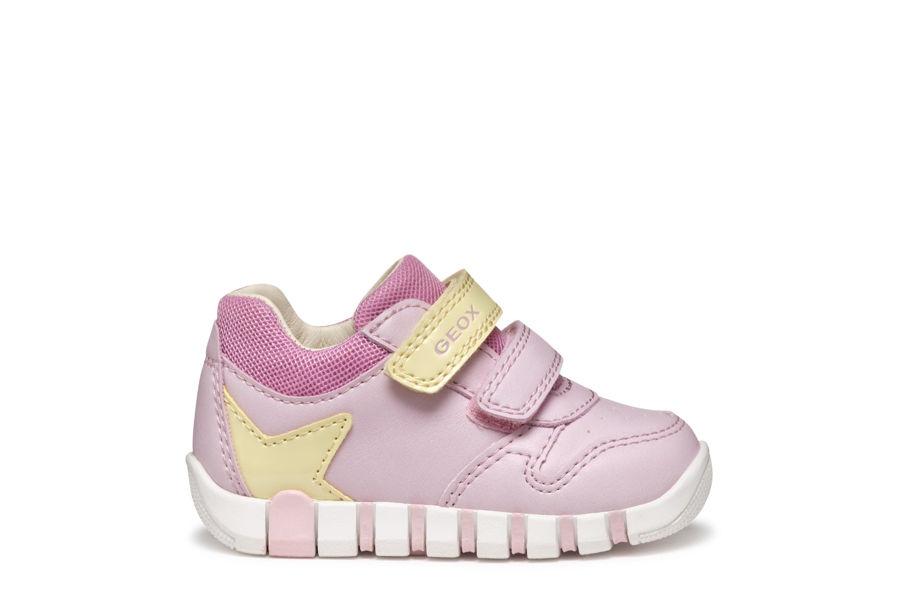 Geox pantofi fete sport cu scai 18-26 Lupidoo Rose cu stea