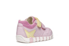 Geox pantofi fete sport cu scai 18-26 Lupidoo Rose cu stea