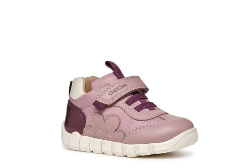 Geox pantofi fete sport cu scai 18-26 Lupidoo Rose