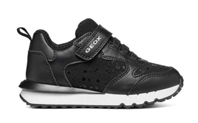 Geox pantofi fete sport cu scai si siret 27-35 Black