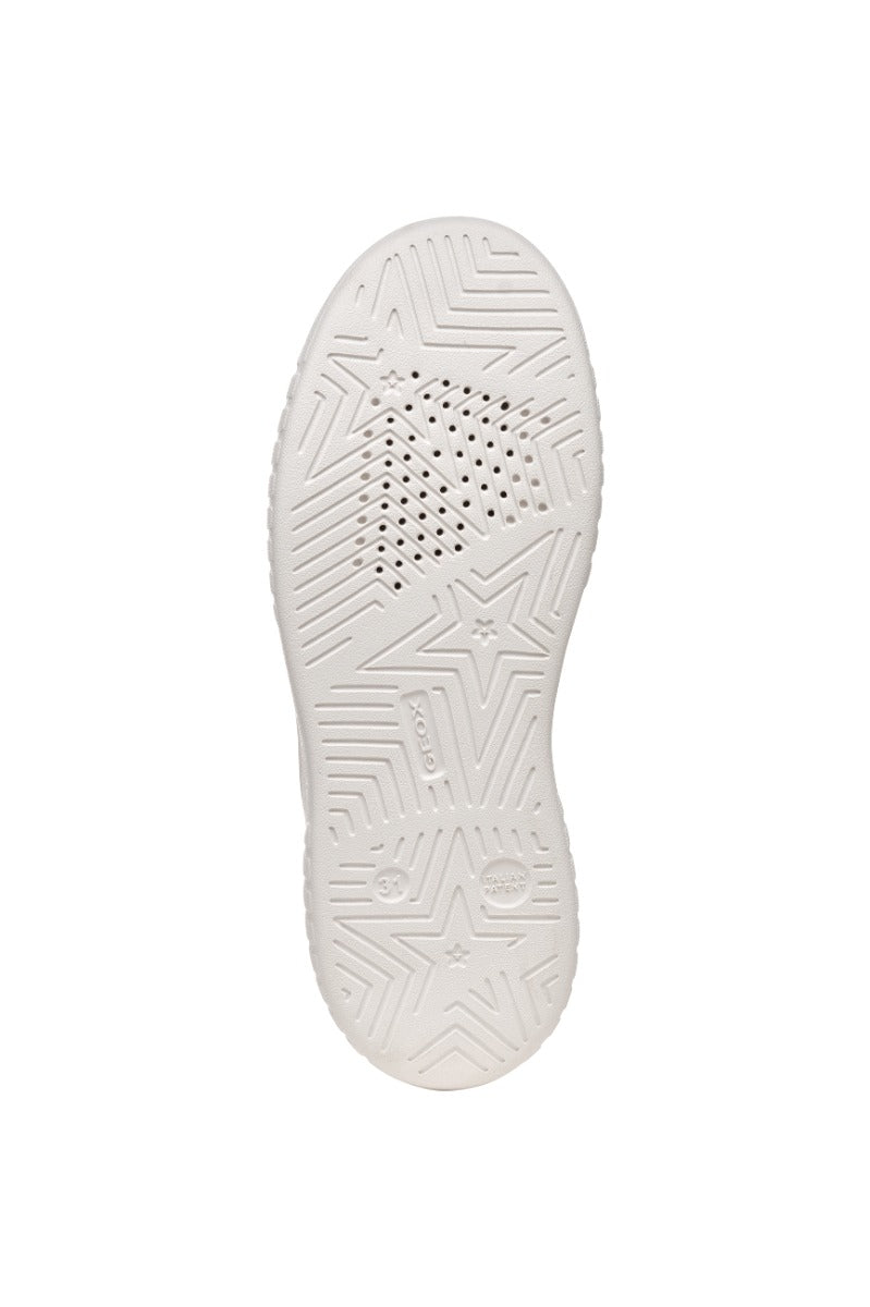 Geox pantofi fete sport cu siret colorat 28-35 Mikiroshi Alb/Multicolor