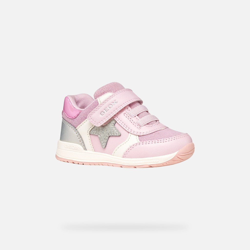 Geox pantofi fete sport First Step Rishon 18-26 Pink/Silver Imagine principală a produsului