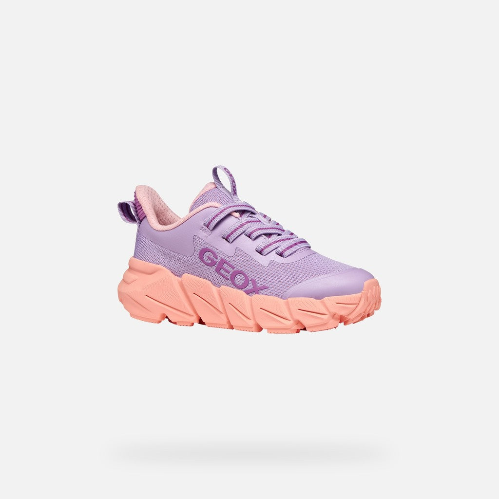 Geox pantofi fete sport Flexyper Fast 28-36 Lilac/Light coral Imagine principală a produsului
