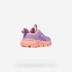 Geox pantofi fete sport Flexyper Fast 28-36 Lilac/Light coral