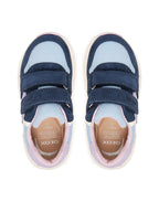 Geox pantofi fete sport Flexyper Mini 20-27 Navy-Light Lilac