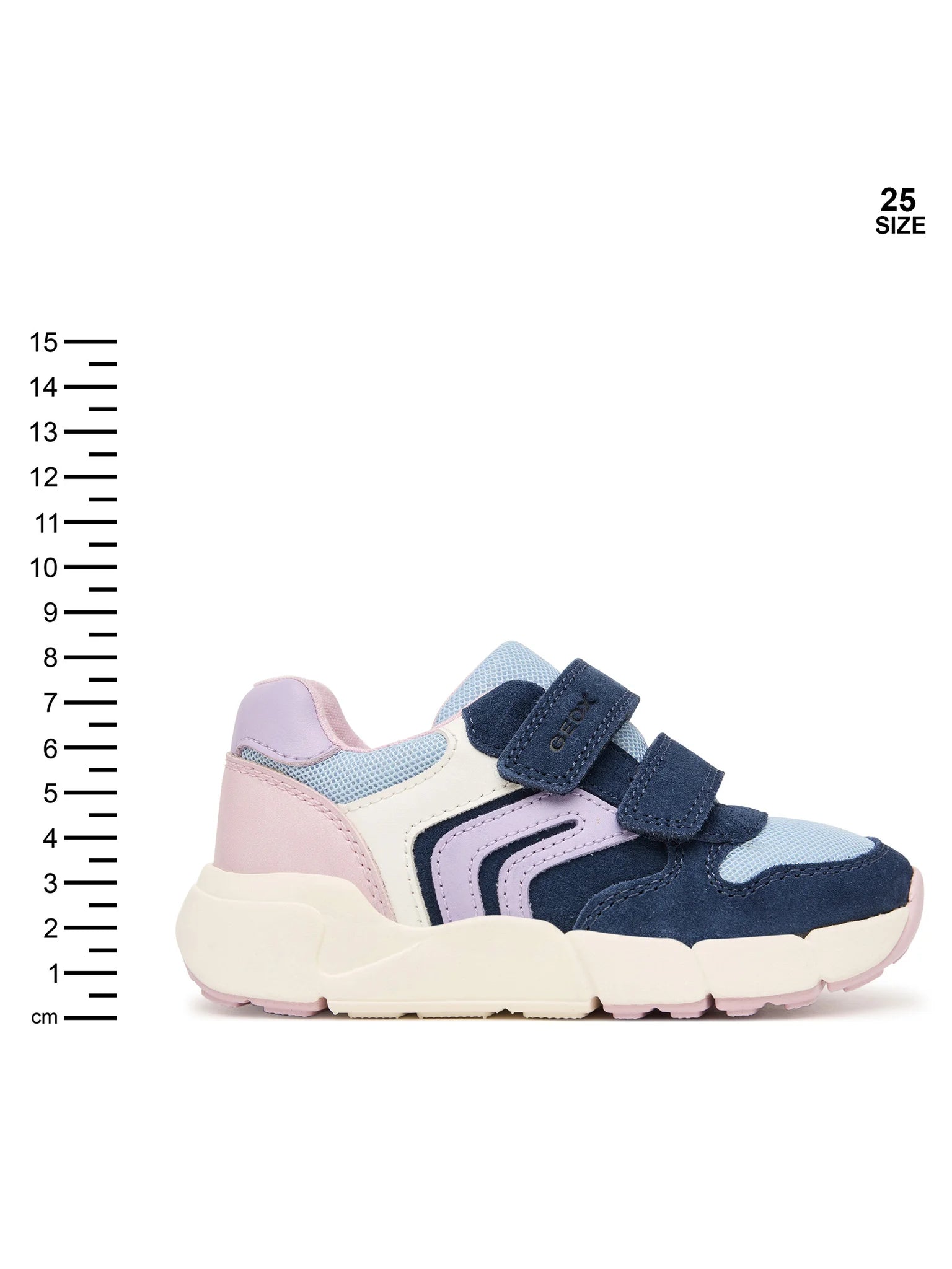 Geox pantofi fete sport Flexyper Mini 20-27 Navy-Light Lilac