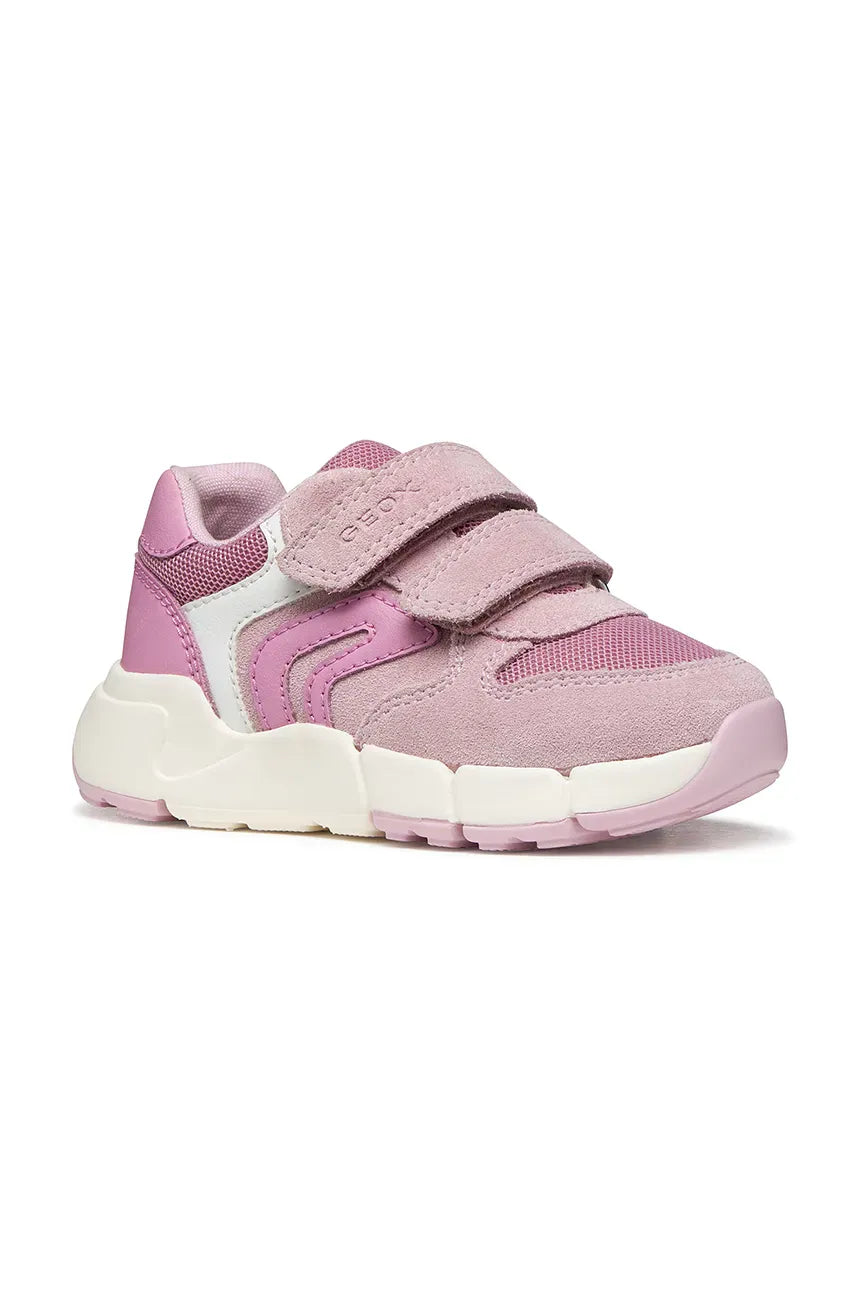 Geox pantofi fete sport Flexyper Mini 20-27 Rose/Dark pink