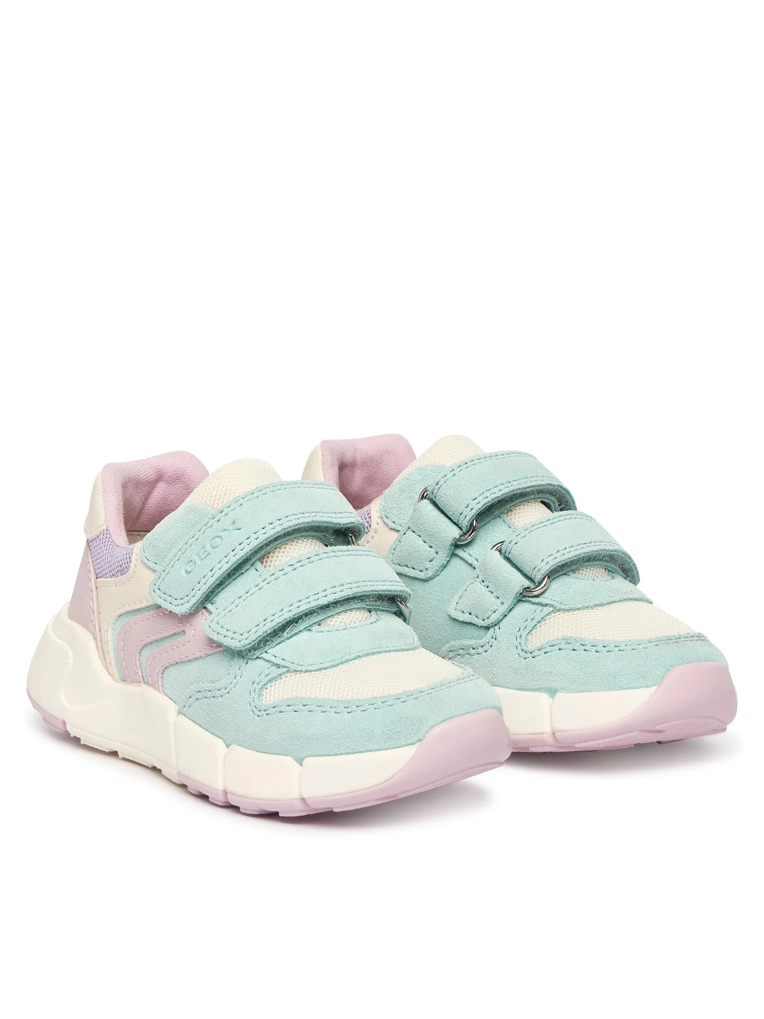 Geox pantofi fete sport Flexyper Mini 20-27 Watersea/Pink