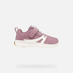 Geox pantofi fete sport Barefoot Foot-Run 28-35 Old rose/White
