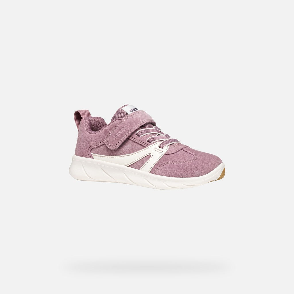 Geox pantofi fete sport Barefoot Foot-Run 28-35 Old rose/White
