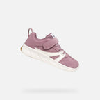 Geox pantofi fete sport Barefoot Foot-Run 28-35 Old rose/White