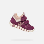 Geox pantofi fete sport Iupidoo 18-26 Dark Purple/Rose