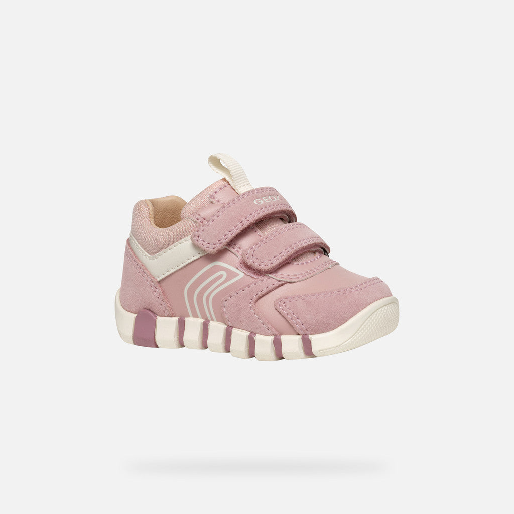 Geox pantofi fete sport Iupidoo 18-26 Old Rose/Ivory Imagine principală a produsului