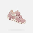 Geox pantofi fete sport Iupidoo 18-26 Old Rose/Ivory