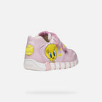 Geox pantofi fete sport Iupidoo 20-26 Pink cu Tweety