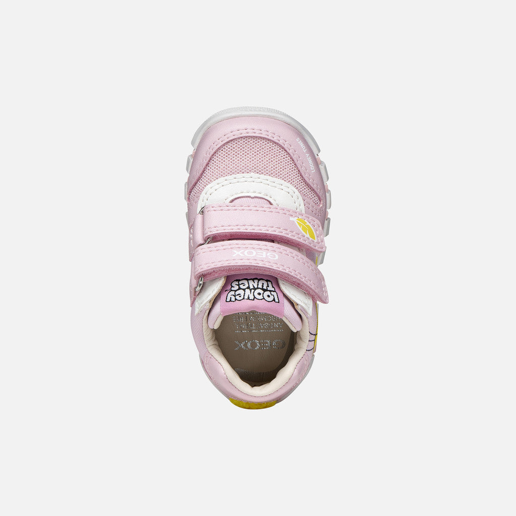 Geox pantofi fete sport Iupidoo 20-26 Pink cu Tweety