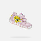 Geox pantofi fete sport Iupidoo 20-26 Pink cu Tweety