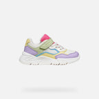 Geox pantofi fete sport Loftus 26-34 Multicolor/White