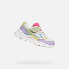 Geox pantofi fete sport Loftus 26-34 Multicolor/White