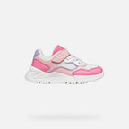 Geox pantofi fete sport Loftus 26-34 Salmon/White