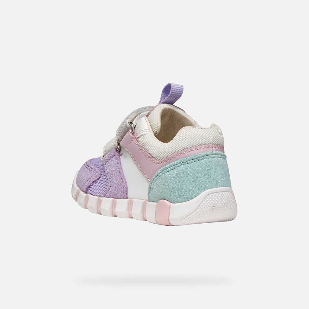 Geox pantofi fete sport Primii Pasi Iupidoo 18-26  Lavender/White